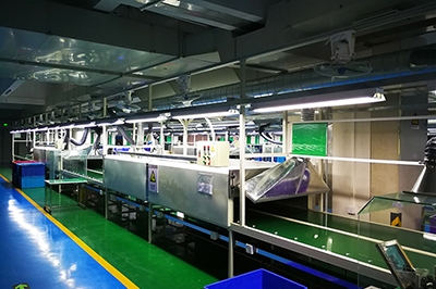 Double speed chain production line