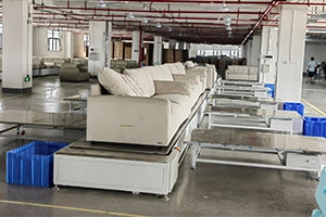 Sofa assembly chain conveyor
